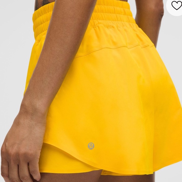 Lululemon Shake It Out High Rise Short 2.5” in Maize Yellow - Picture 7 of 7